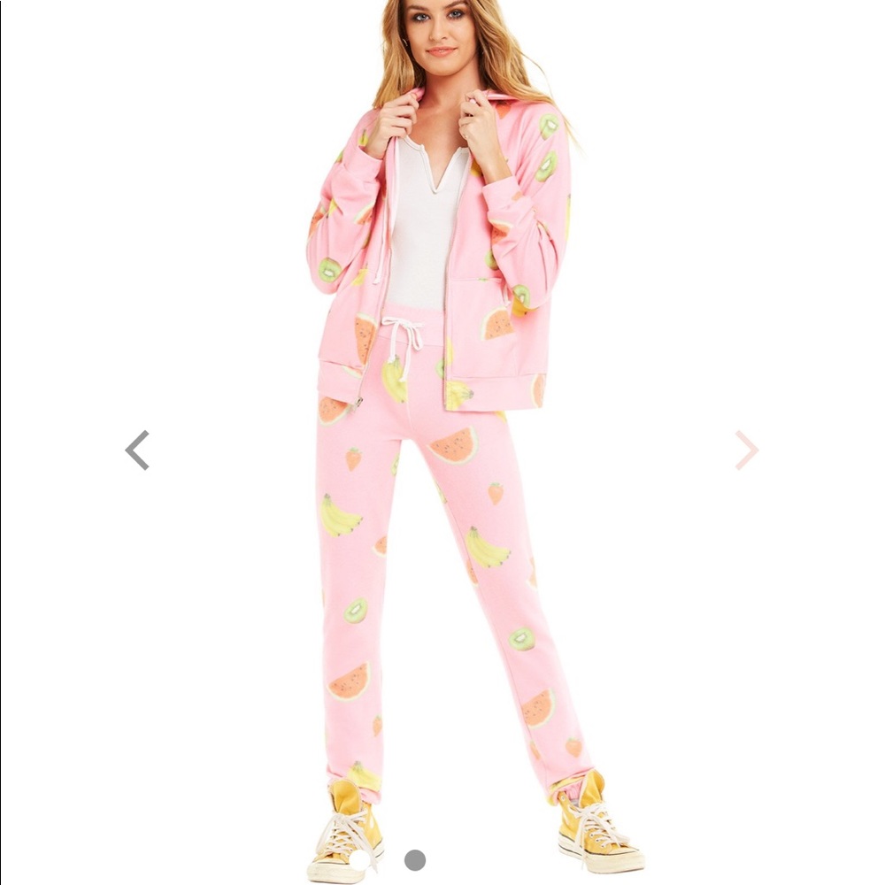 NWT WILDFOX Tutti Fruity Venice Zip Hoodie - Picture 4 of 8